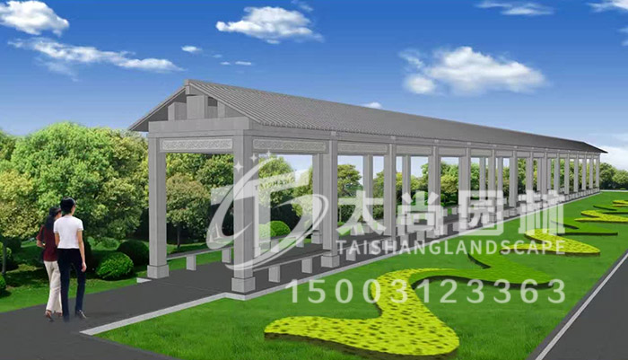 F66永乐园林中式走廊