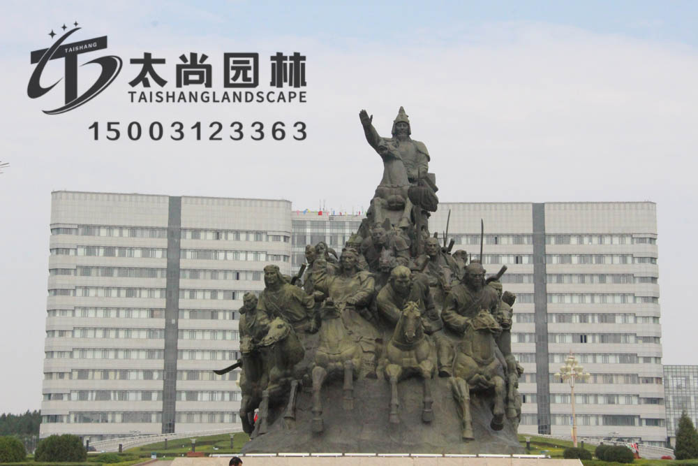 铸铜雕塑，F66永乐园林