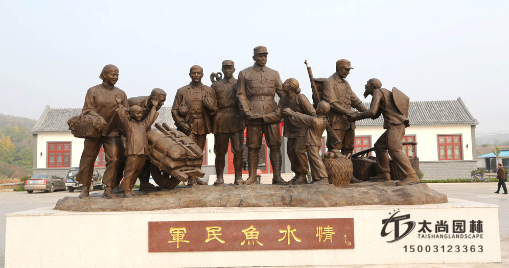 铸铜雕塑，F66永乐园林